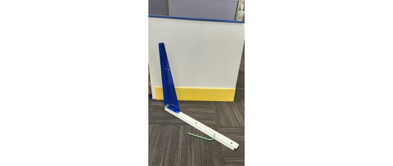 Tall Board Support Assembly - White Base